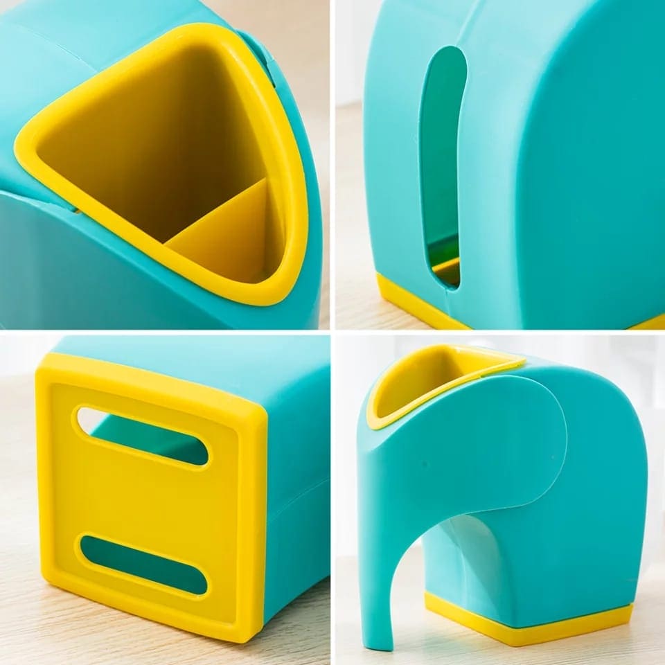 Model Elephant Pen Holder, Tissue Box Home Decoration For Living Room, Children's Desk Decor, Pen Holder Container for Bedroom Dressers, Multifunctional Tissue Box Cover Model Elephant Pen Holder, Tissue Box Home Decoration For Living Room, Children's Desk Decor, Pen Holder Container for Bedroom Dressers, Multifunctional Tissue Box Cover